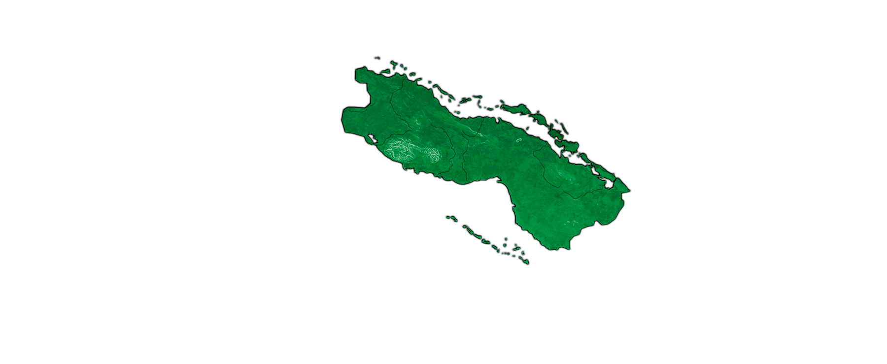 Map of Cuba - Central Regions